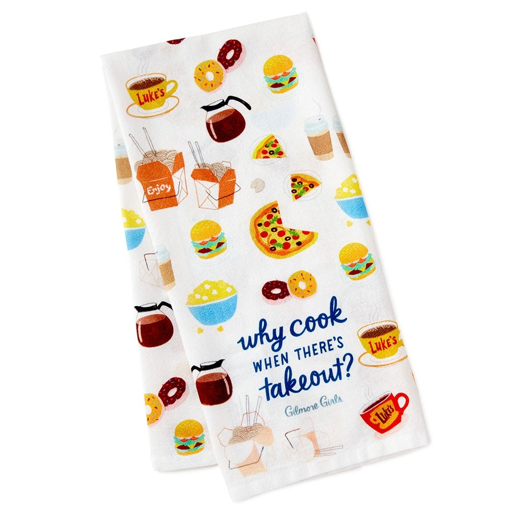 Hallmark  Gilmore Girls Why Cook Tea Towel