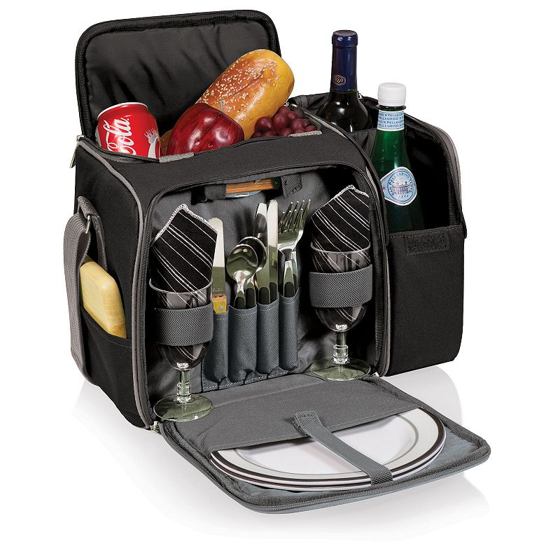 Picnic Time Pittsburgh Pirates Malibu Picnic Basket Cooler Set