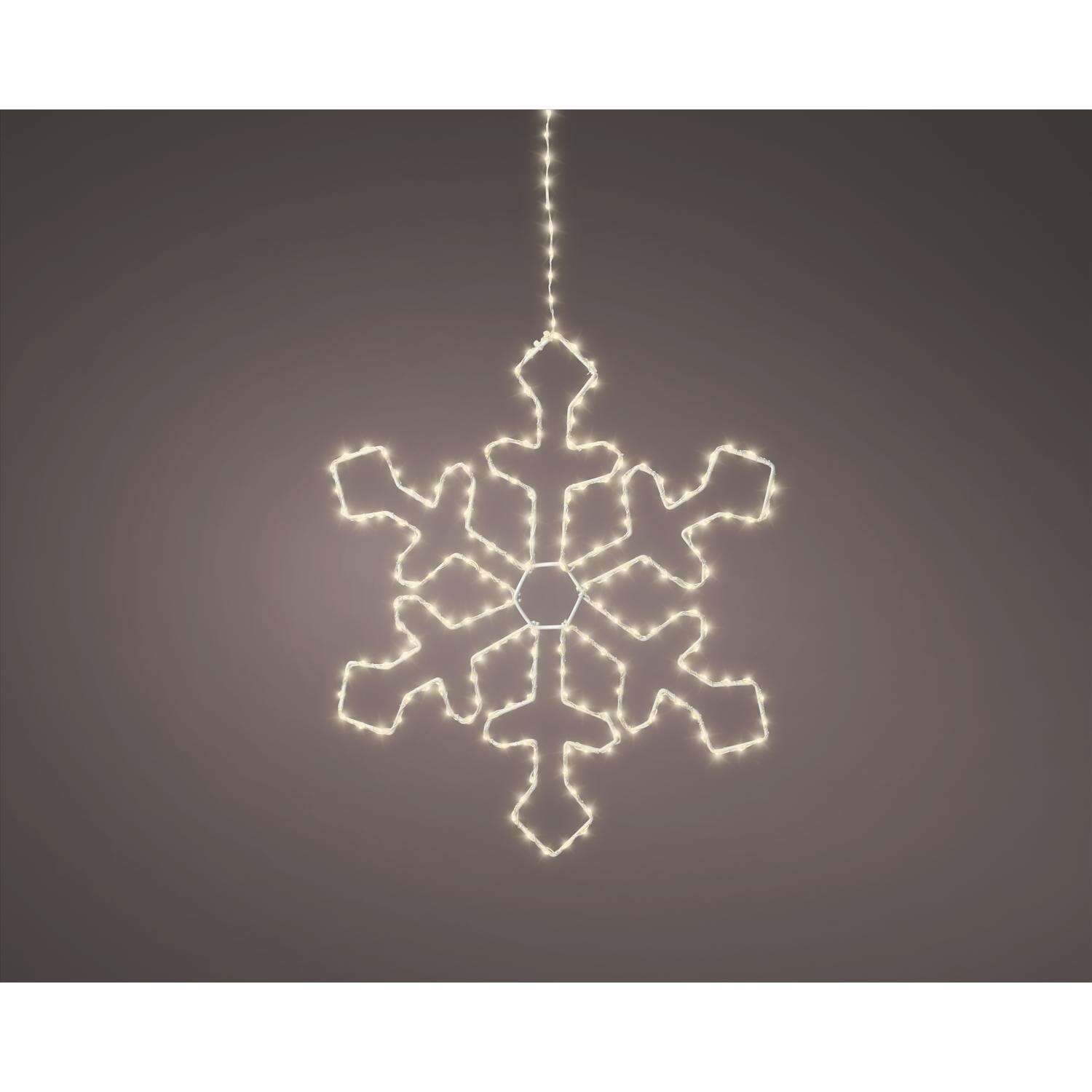 15 Snowflake With 220 Warm White Micro Led