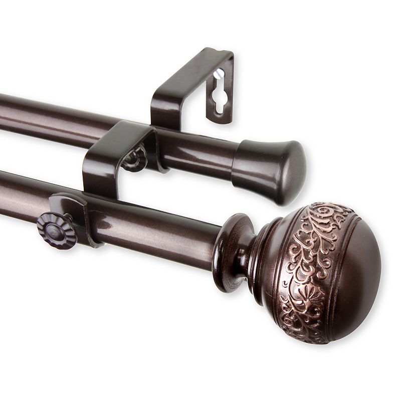 Rod Desyne 13/16 Naomi Double Curtain Rod