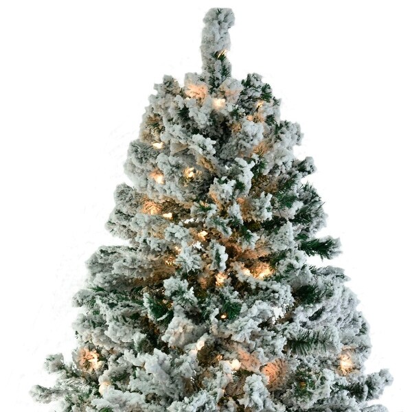 Flocked Artificial Christmas Tree