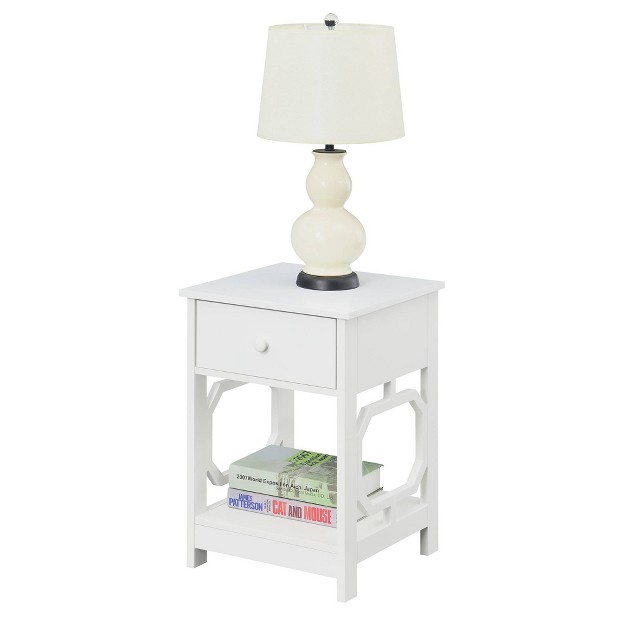 Omega 1 Drawer End Table Breighton Home