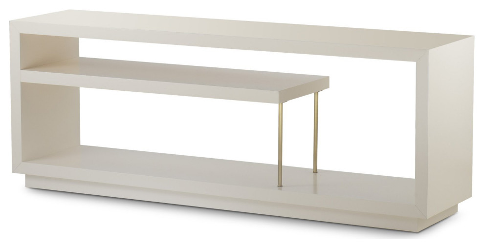 Christine Media Console   Transitional   Console Tables   by Peachtree Fine Furniture  Houzz