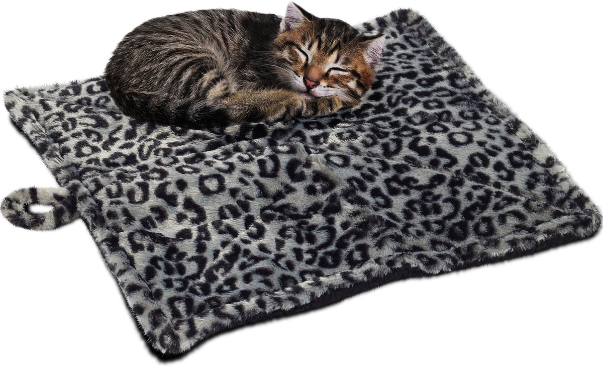 Paws and Pals Leopard Thermal Self Warming Dog and Cat Mat