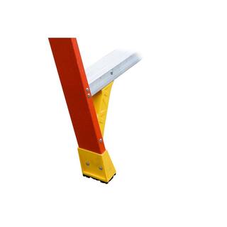 Werner 6 ft. Fiberglass Podium Step Ladder 12 ft. Reach 300 lbs. Type IA Duty Rating PD6206