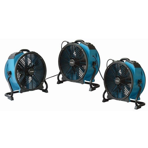 XPOWER X-47ATR Professional Axial Fan， Sealed， 1/3 HP Motor， 360-Degree Rotation