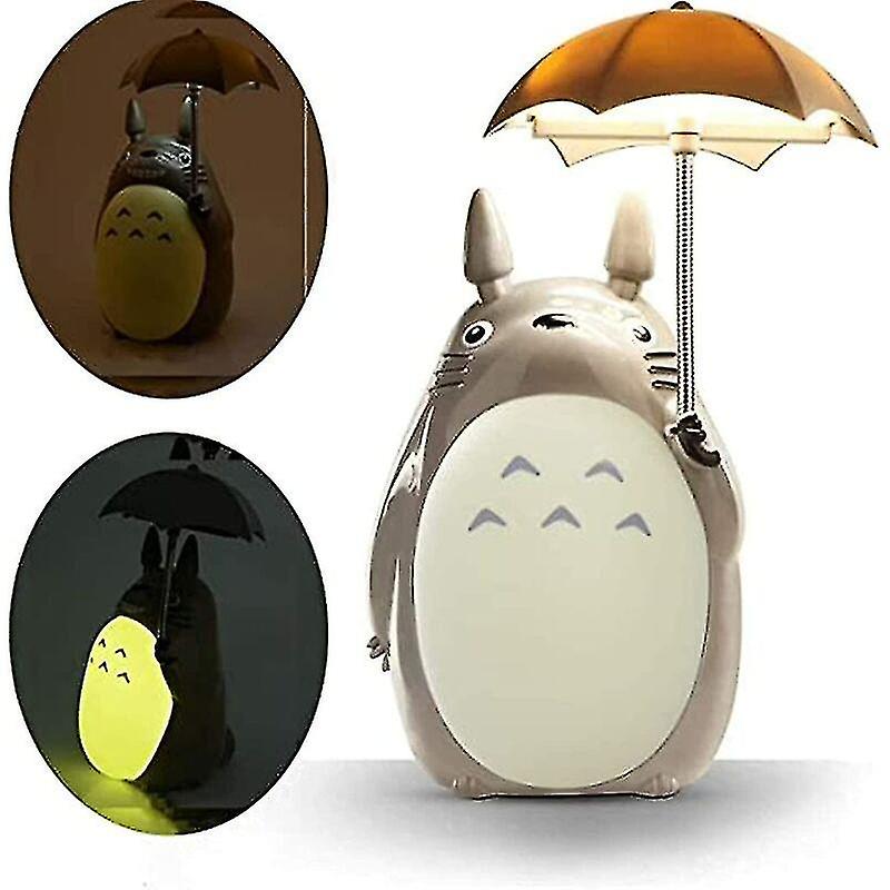 Totoro Led For Kids， Recharable Usb Reading Table Lamp， ， Cute Animal， Boys And Girls Rat