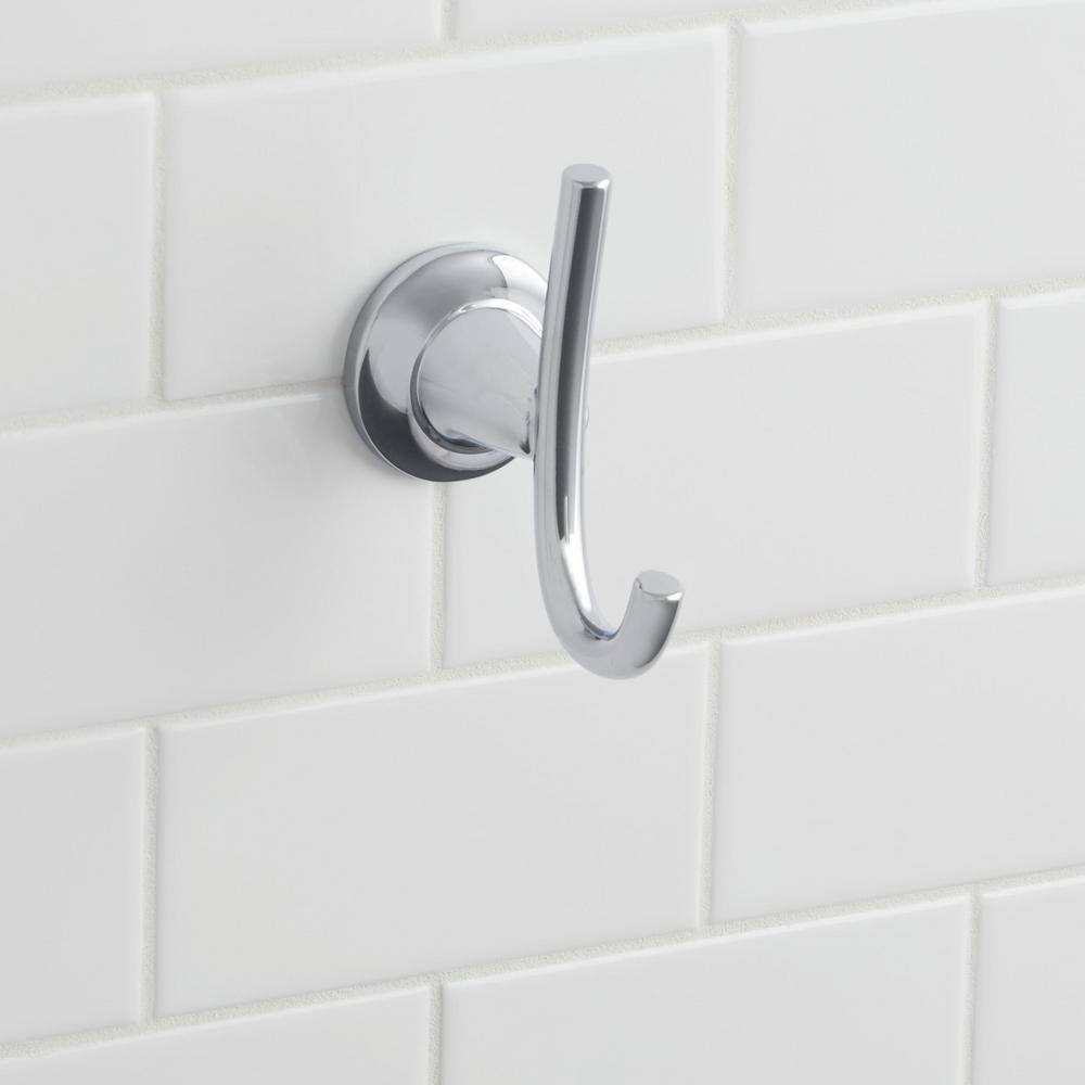 Glacier Bay Constructor Single Robe Hook in Chrome 20118-2201