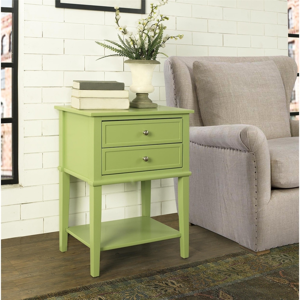 Copper Grove Kurdica 2 drawer Accent Table