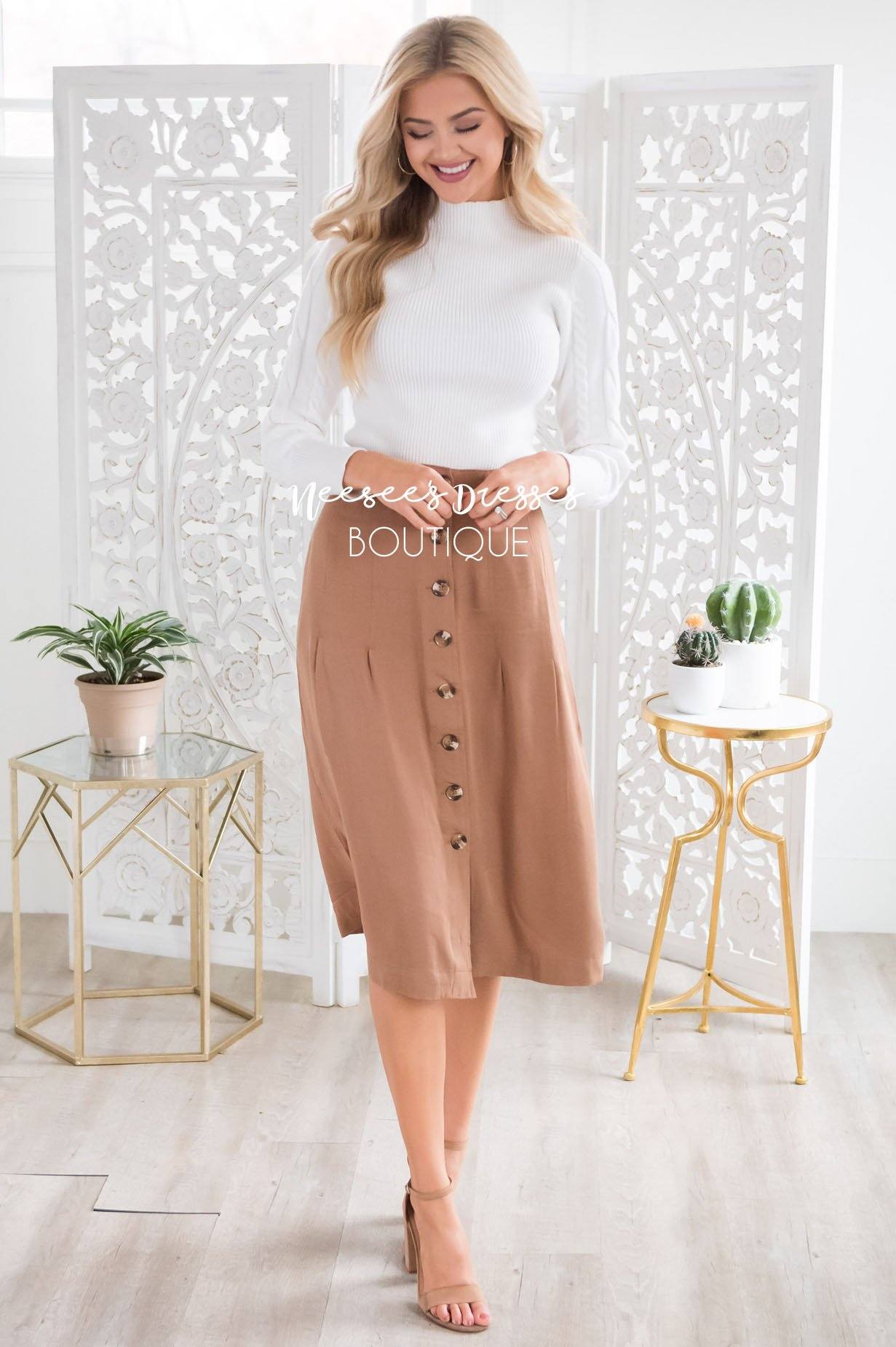 Happy Days Button Skirt