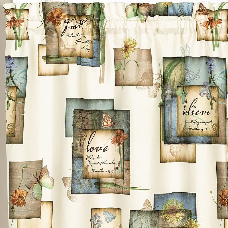 Saturday Knight， Ltd. Garden Love Window Valance