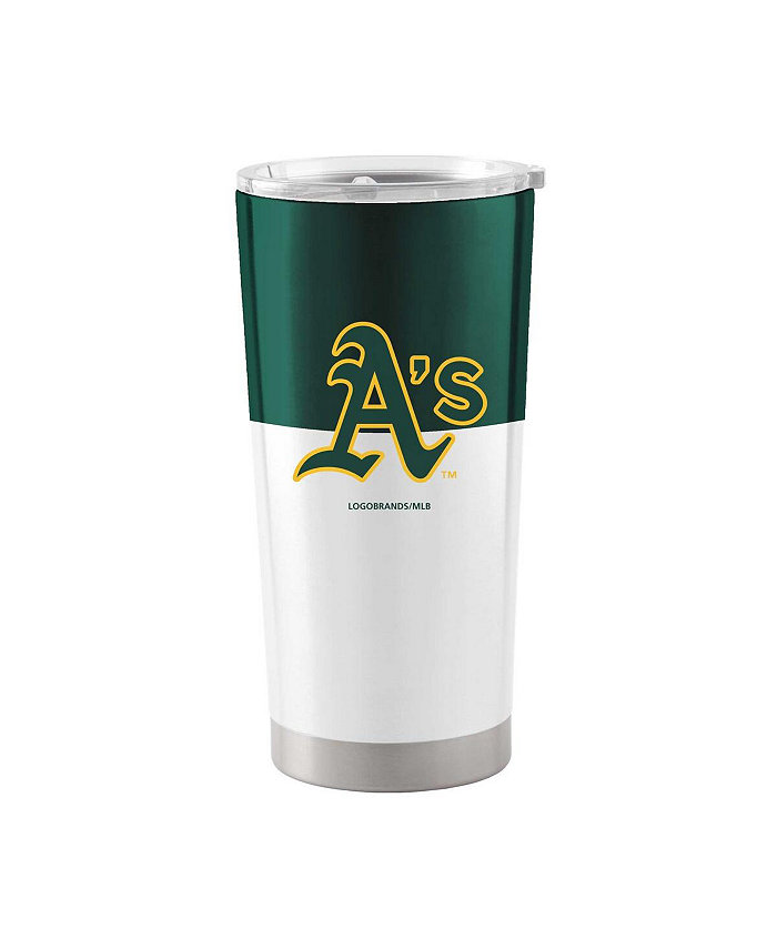 Logo Brands Oakland Athletics 20 Oz Colorblock Stainless Steel Tumbler