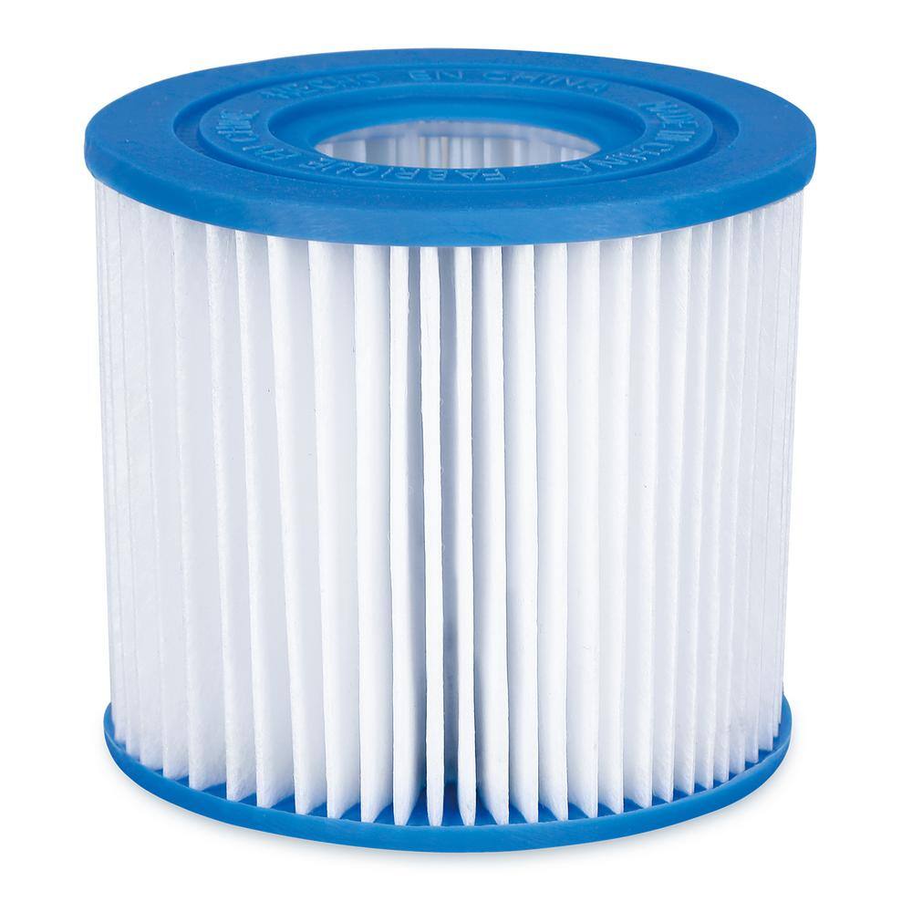 Summer Waves 4.25 in. Replacement Type D Pool and Spa Filter Cartridge (4-Pack) P57000104-SW