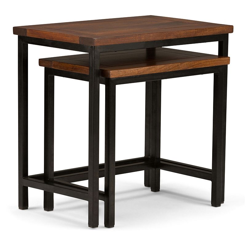 Simpli Home Skyler Nesting End Table 2-piece Set