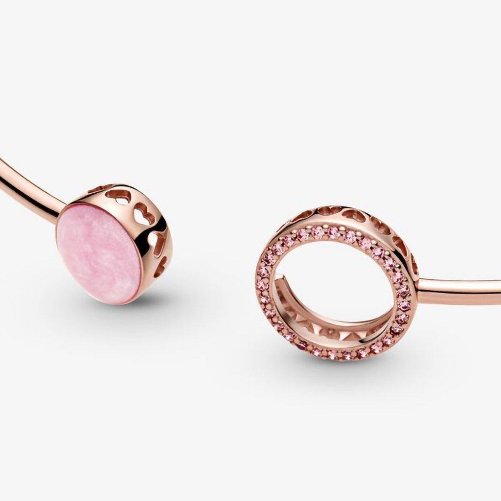 PANDORA  Pink Swirl Bangle