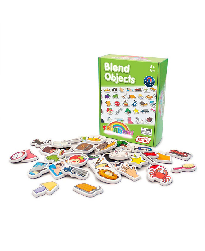 Junior Learning Magnetic Learning Foam-Like Blend Objects Educational Learning Set  40 Pieces