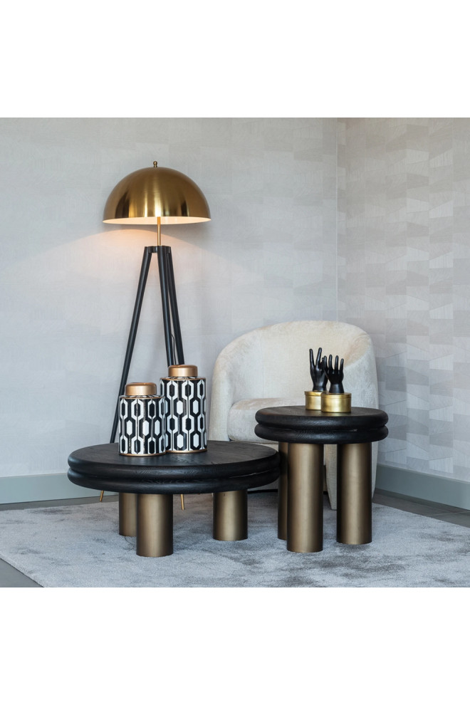 Metal Tripod Coffee Table  OROA Macaron   Transitional   Coffee Tables   by Oroa   Distinctive Furniture  Houzz