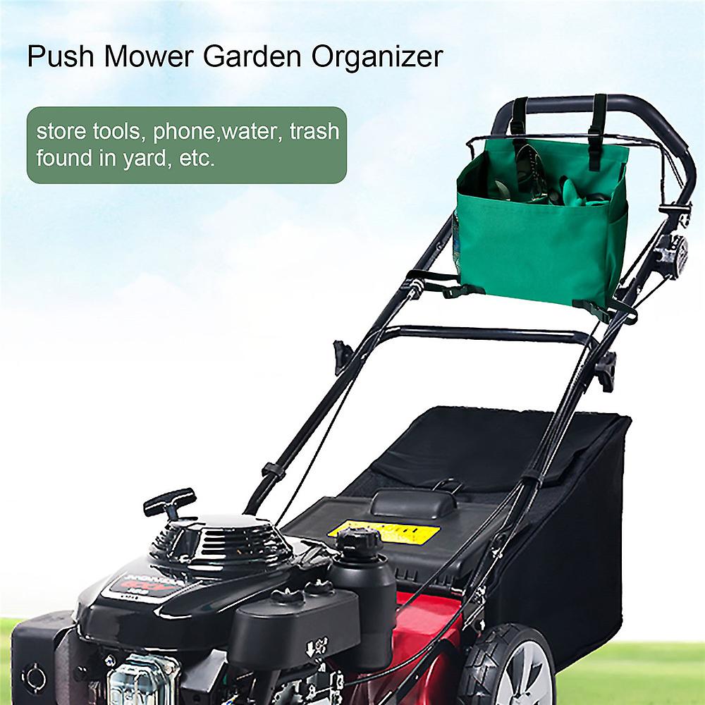 Garden Tool Bag With Pockets Push Mower Accessories Gardening Tools Storage Bag Organizer Resuable Yard Waste Bag No.264353