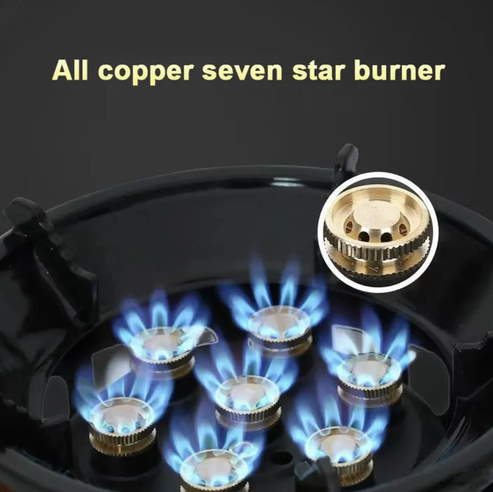 SOLO WILD  Outdoor Gas Burner Windproof Camping Stove Portable Tourist Equipment Mini Gas Camping Stove for Hiking outdoor