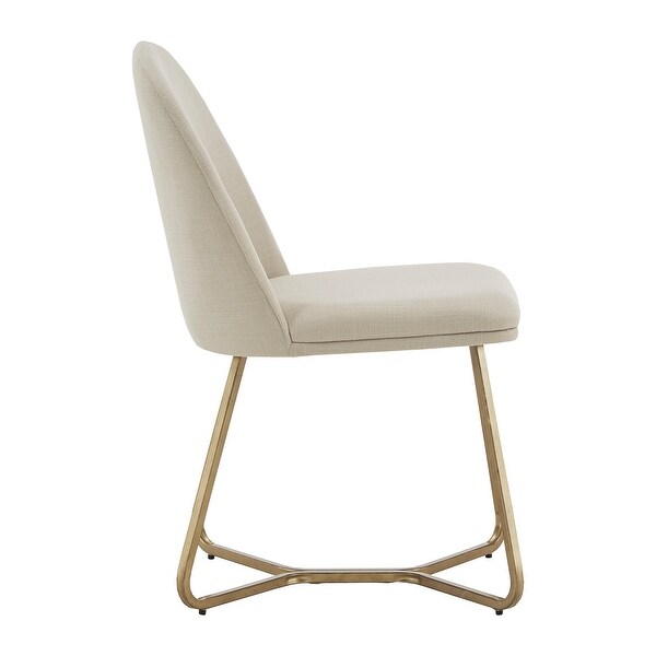 Cheyenne Gold Metal Dining Chair (Set of 2) by iNSPIRE Q Modern