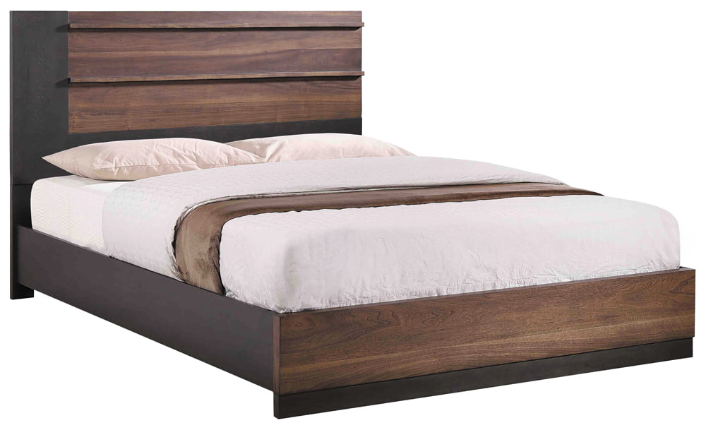 Coaster Company Azalia King Bed, Black and Walnut Box 1