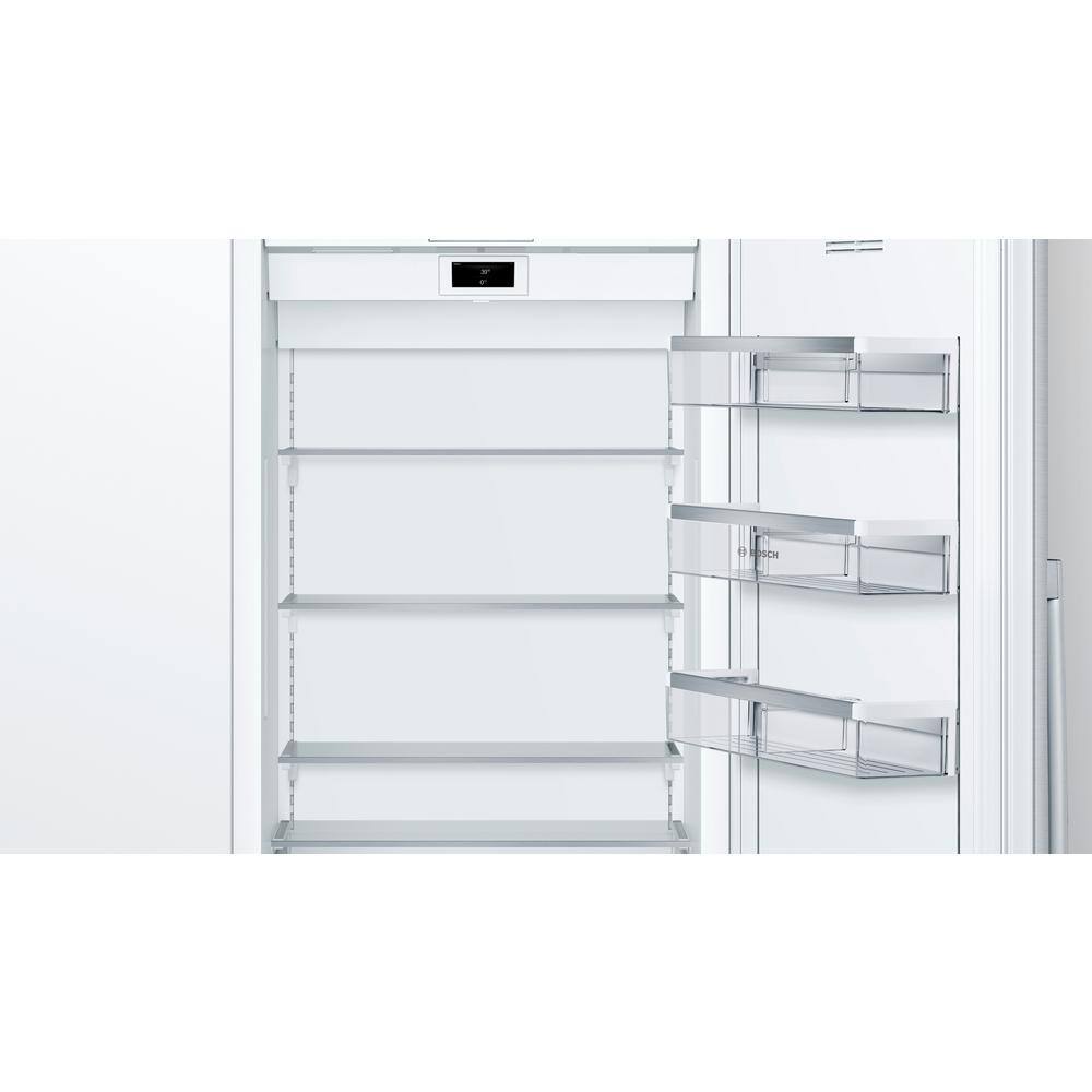 Bosch Benchmark Benchmark Series 30 in. W 16.8 cu. ft. Built-In Smart Freezerless Refrigerator Custom Panel Ready Counter Depth B30IR905SP