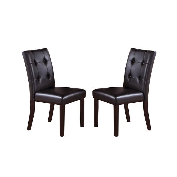 Upholstered Dining Chairs With Button Tufted