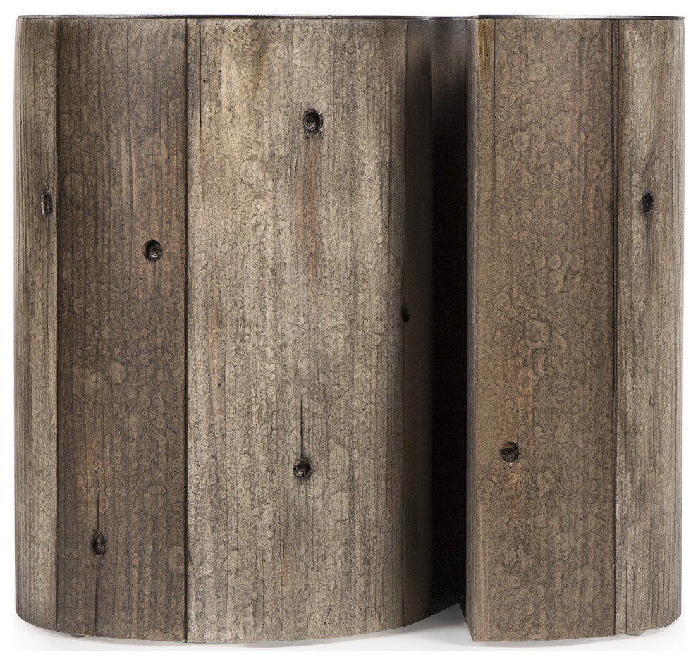 S Letter Side Table   Industrial   Side Tables And End Tables   by Peachtree Fine Furniture  Houzz