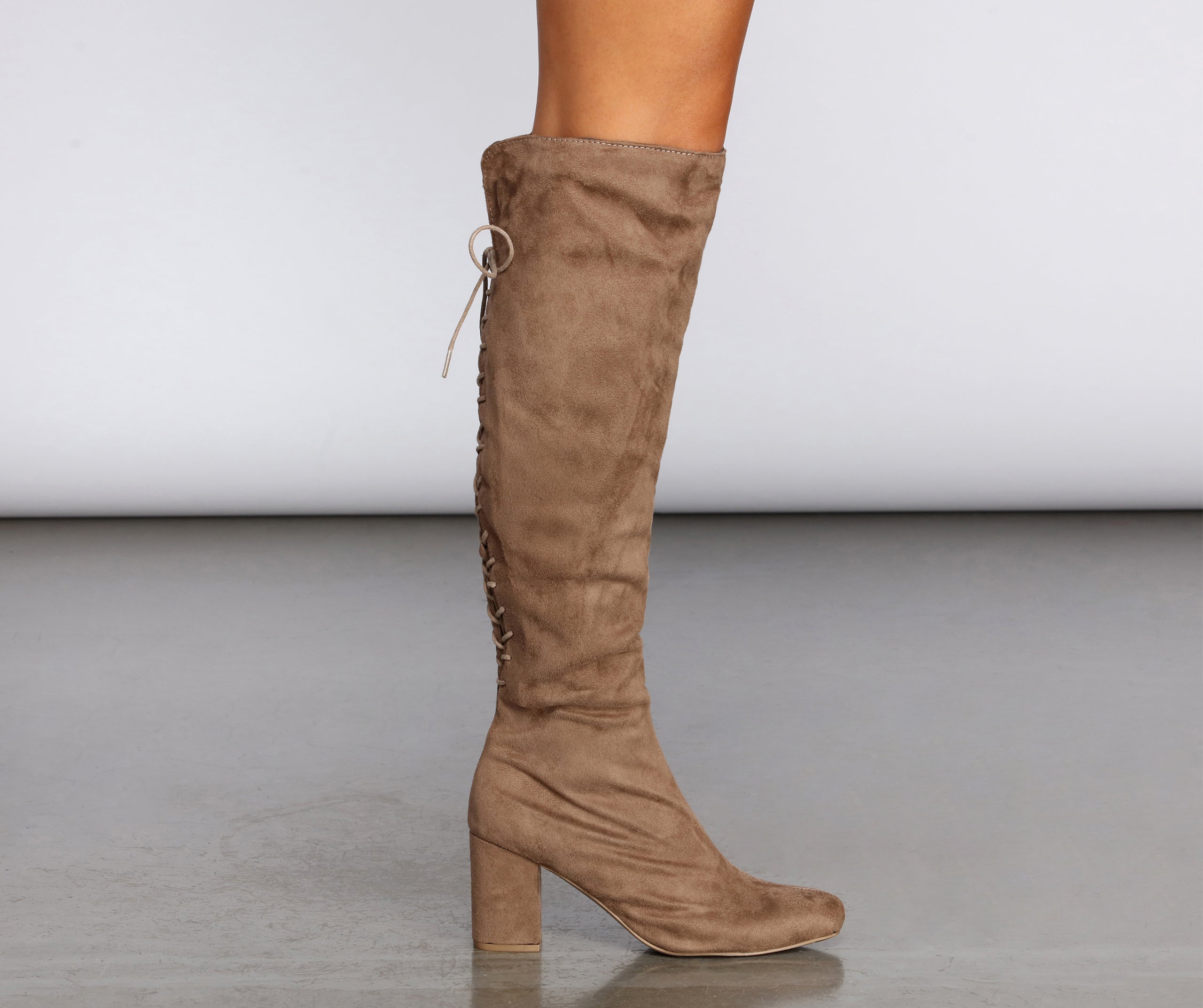 Fall In Line Lace-Up Boots