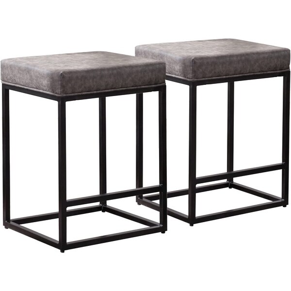 Backless Barstools Set of 2，24