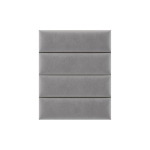 VANT Upholstered Headboards - Platinum Gray - 39 Inch - Set of 4 Panels - - 21159502