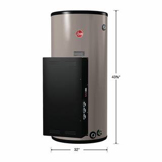 Rheem Commercial Heavy-Duty 50 Gal. 208-Volt 24 kW 3 Phase Electric Surface Thermostat Tank Water Heater ES50-24-G-1 208 Volt 3 Phase