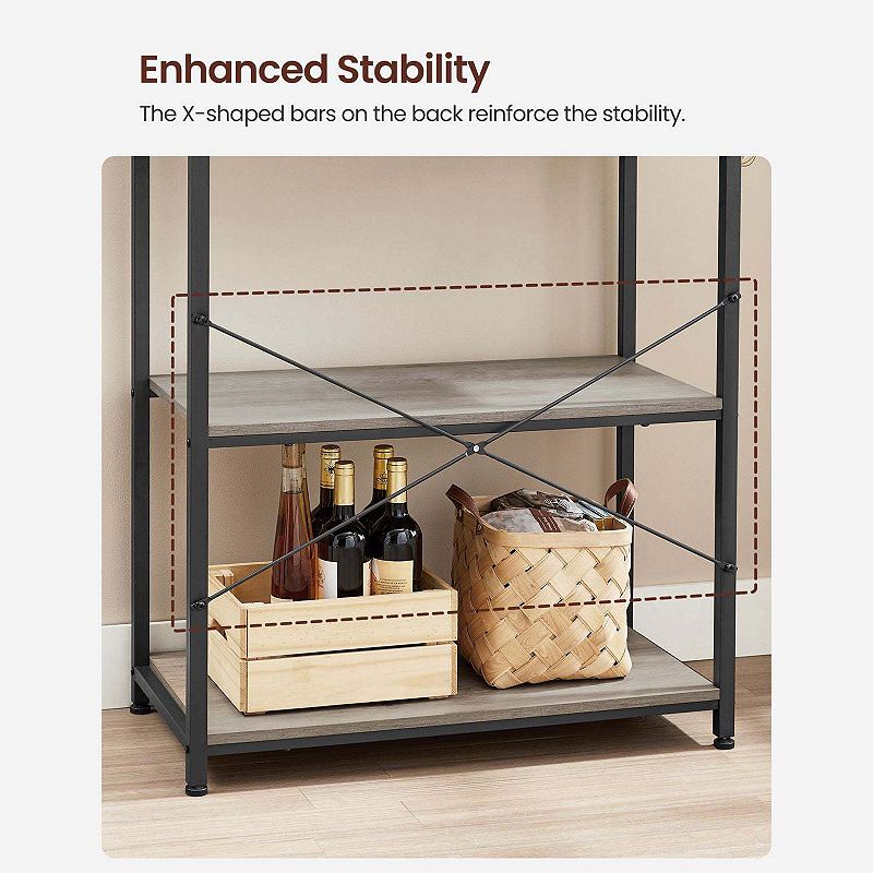 6-Tier Industrial Baker's Rack