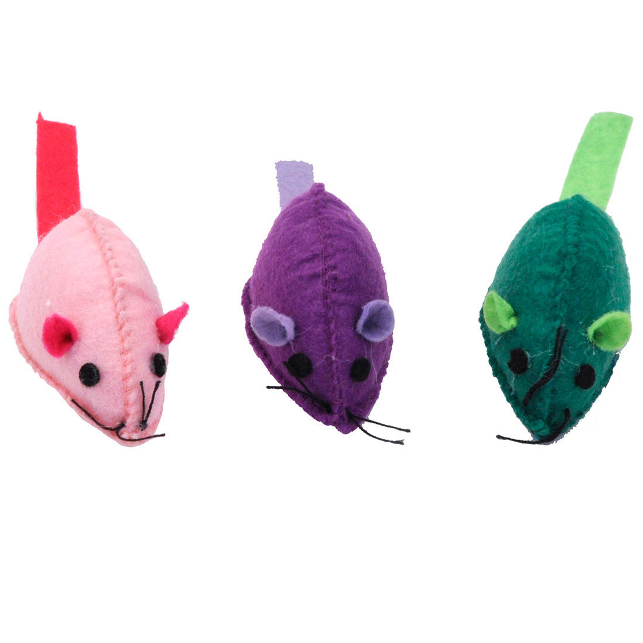 Turbo Felt Mice Cat Toy