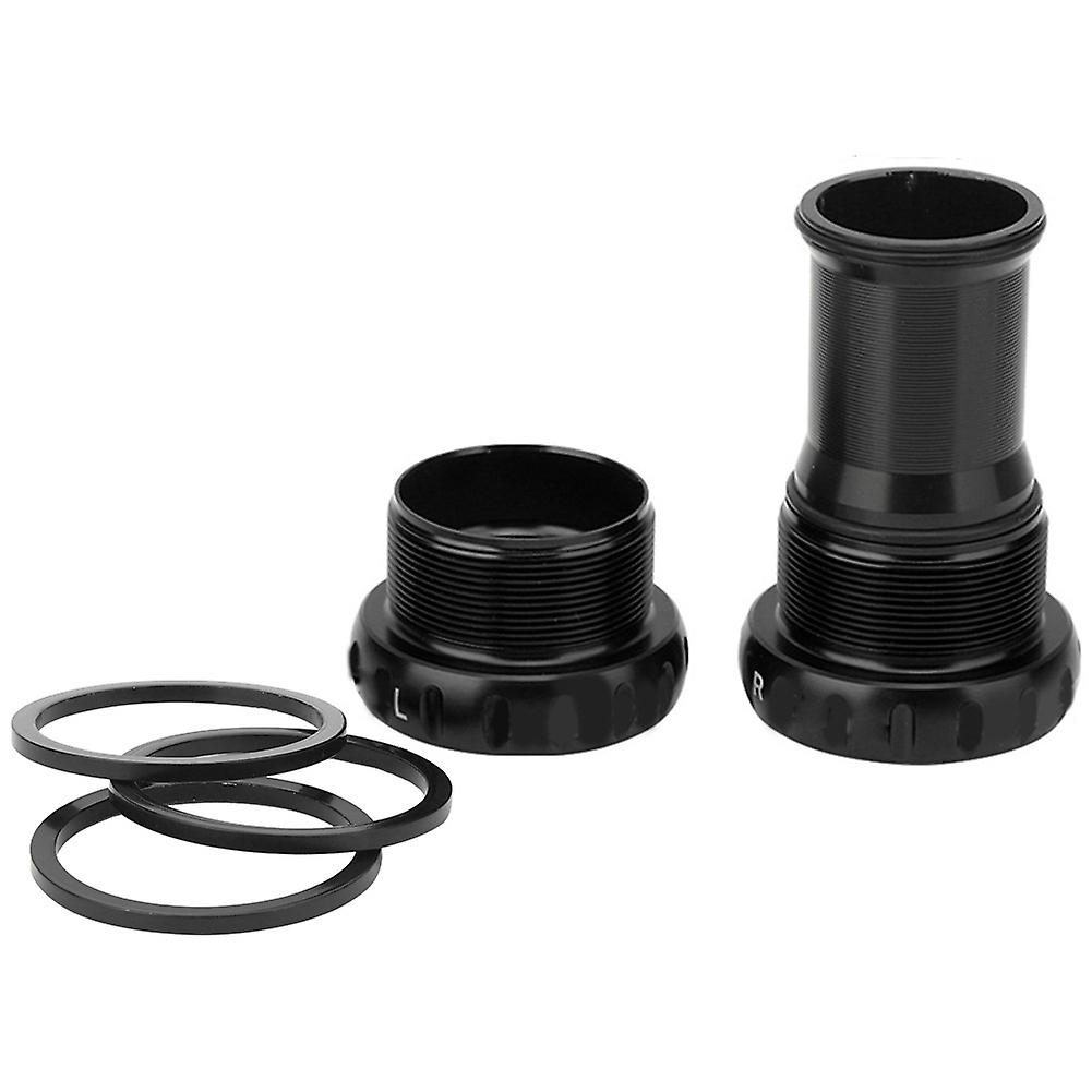 Aluminium Alloy Lightweight Mountain Bike Bb Screwing In Thread Ceramics Bearing Bottom Bracket Bicycle Accessoryblack