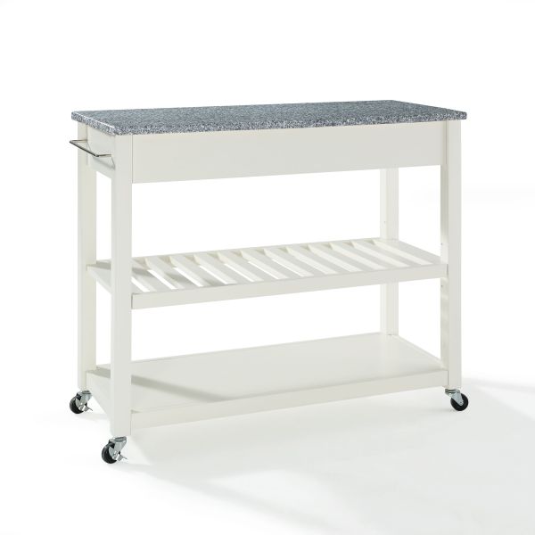 Granite Top Kitchen Prep Cart