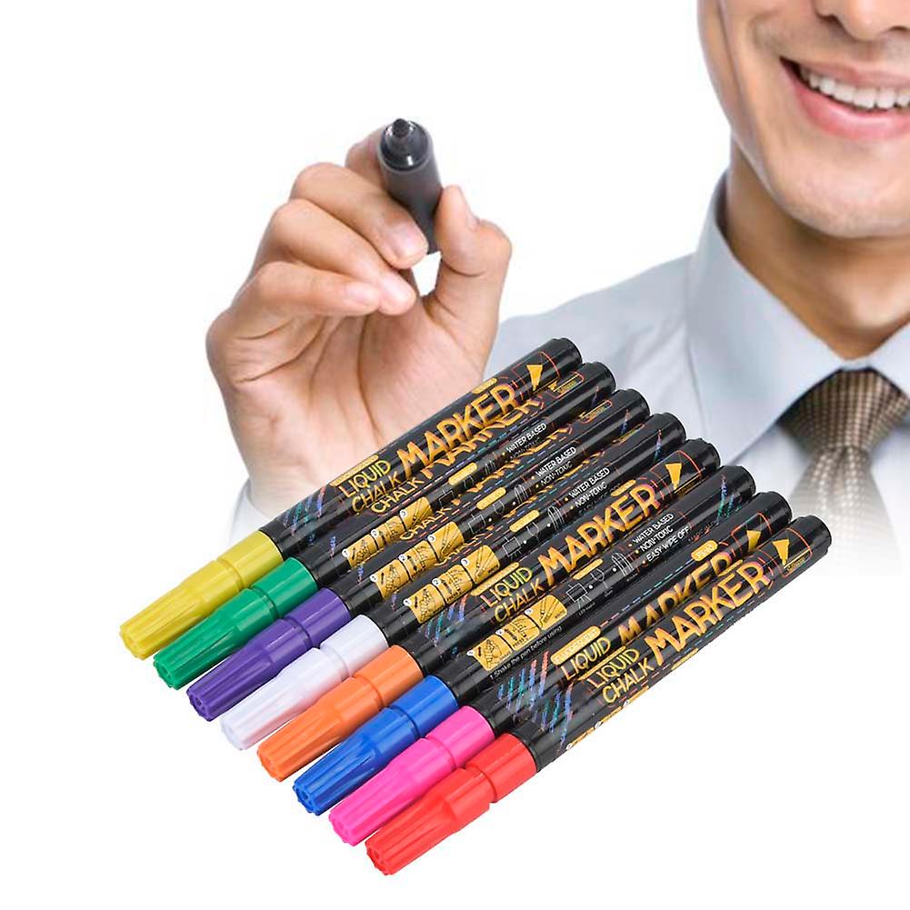 1.0 Mm Fine Word Erasable Liquid Chalk  Blackboard Marker Highlighter Lamp Board Pen