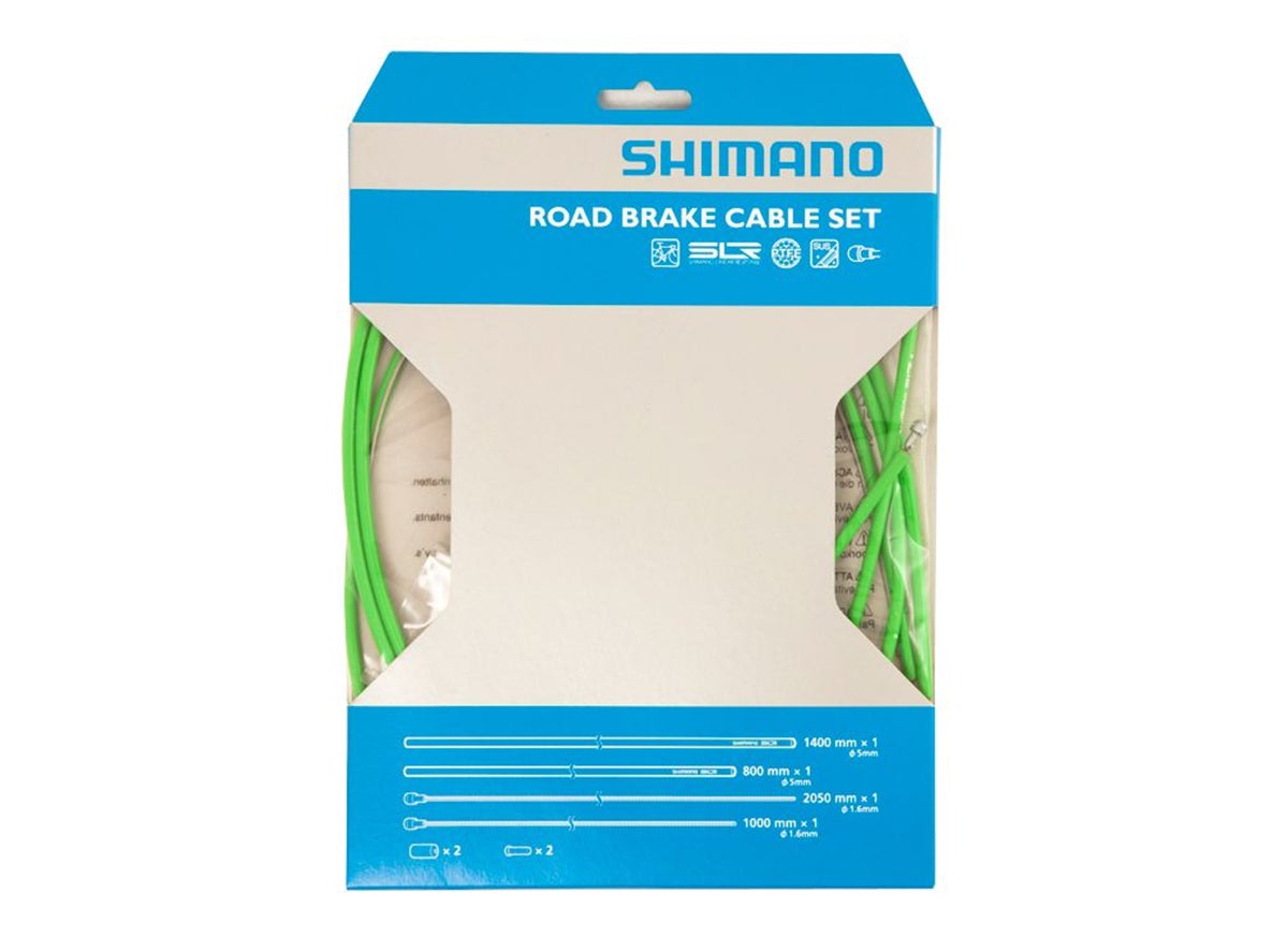 Shimano Road PTFE Brake Cable Set - Green