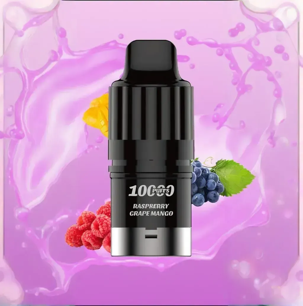 IGET BAR PLUS S3 10000 | Raspberry Grape Mango: 10000 Puffs, Refillable Joy