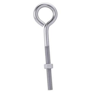 Everbilt 14 in. x 2 in. Stainless Steel Eye Bolt with Nut (2-Pack) 803554