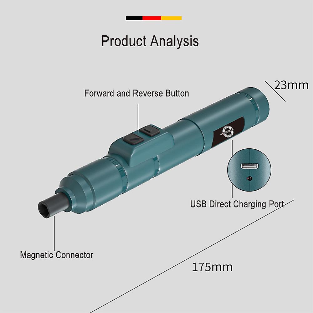 Mini Electric Screwdriver Set Tools 250r/min Usb Cordless Rechargeable Screwdrivers And Impact Drill With 88pcs Bits Kits Set