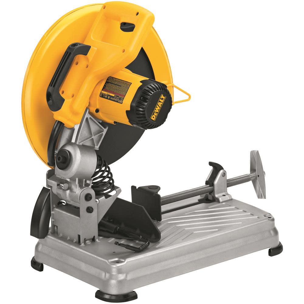 DEWALT HEAVY-DUTY 14 5.5HP CHOP SAW WITH QUICK-CHANGE (D28715) ;