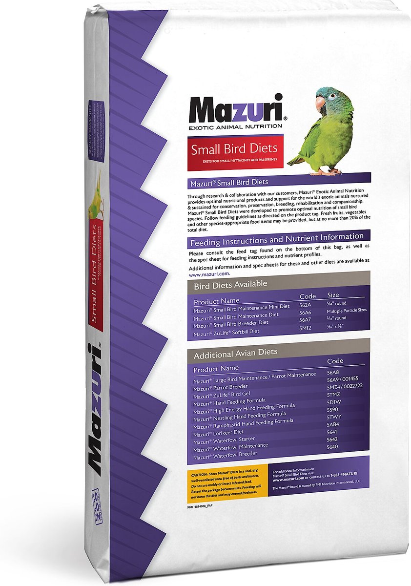 Mazuri Small Bird Food