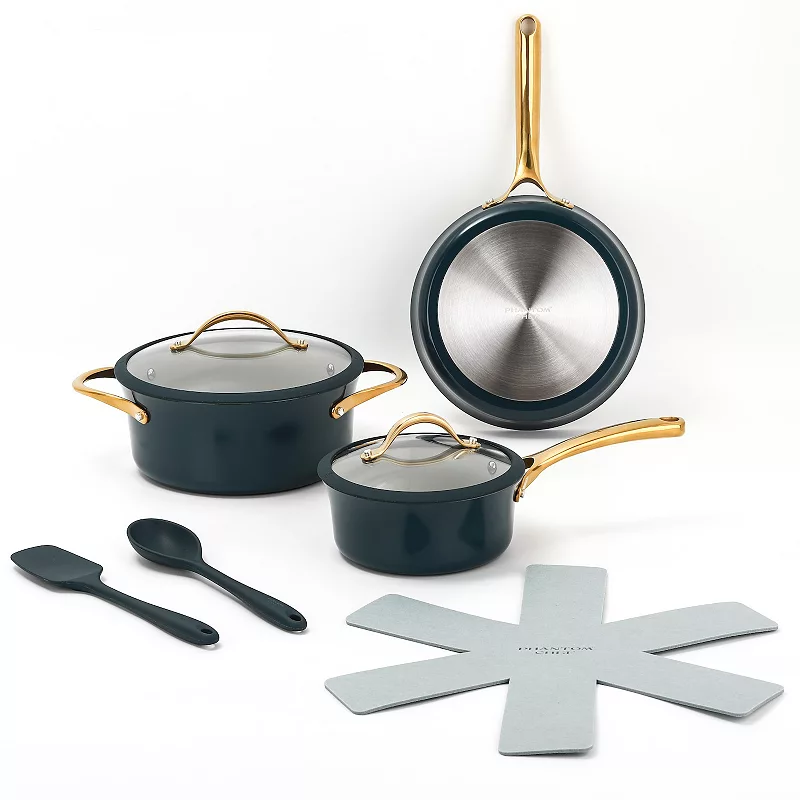 Phantom Chef Luxe Gold 8-pc. Cookware Set