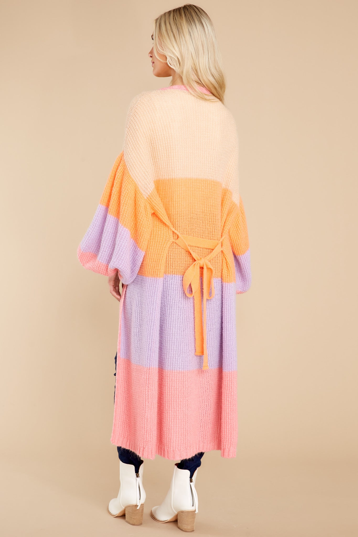 Giuliano Multi Pastel Long Cardigan