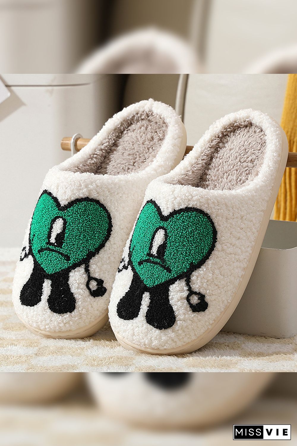 Bad Bunny Fluffy Slippers