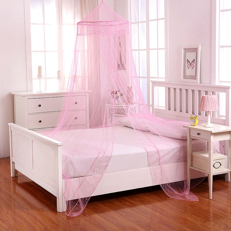 Casablanca Kids Galaxy Sheer Collapsible Hoop Bed Canopy