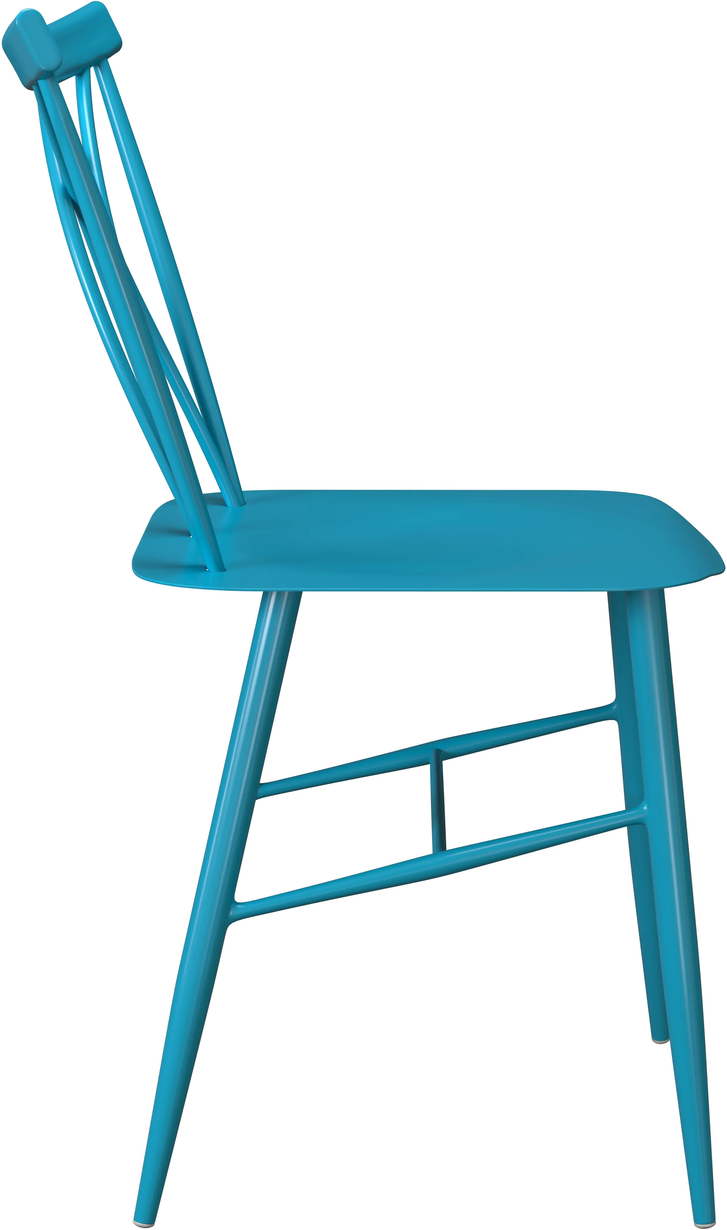 Easton Blue Metal Dining Chair (Set of 2)