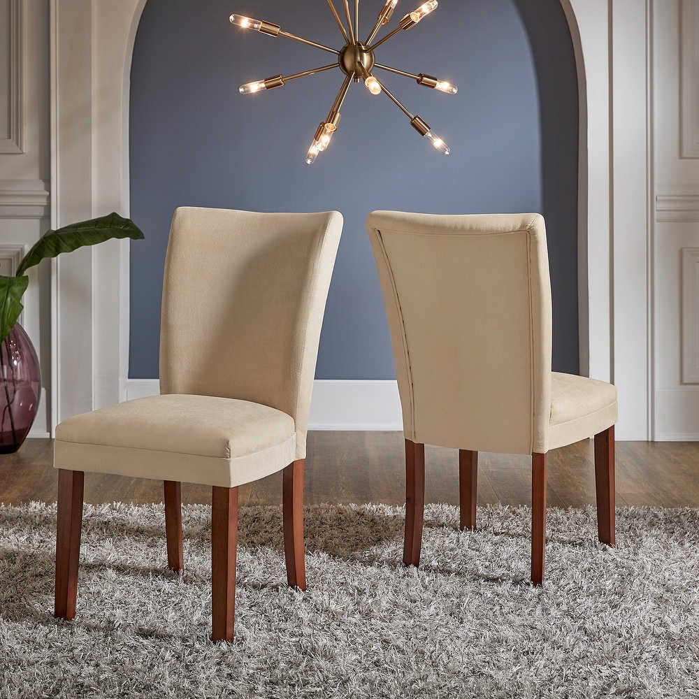 Parson Classic Upholstered Dining Chair (Set of 2) by iNSPIRE Q Bold   Dining Chair