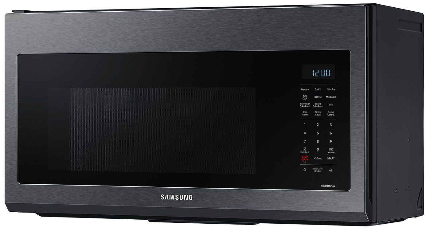  1.7 Cu. Ft. Fingerprint Resistant Black Stainless Steel Over-The-Range Convection Microwave